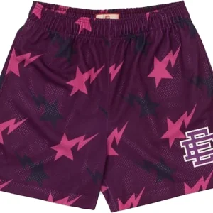 Eric Emanuel x BAPE Miami Basic Short Purple