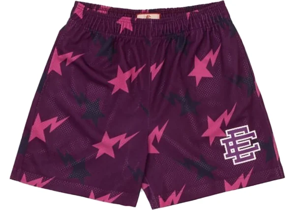 Eric Emanuel x BAPE Miami Basic Short Purple